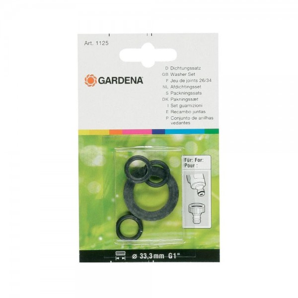 Σετ λαστιχάκια Gardena 1125 για τα ρακόρ 902, 2902 & 18202 