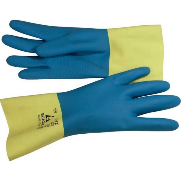 Γάντια εργασίας - προστασίας χημικών latex BELLOTA XL (N.10)