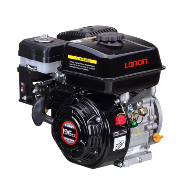 Κινητήρας βενζίνης LONCIN G200F (σφηνόδρομος με φίλτρο αέρος σε λάδι) 196cc / 5.5hp