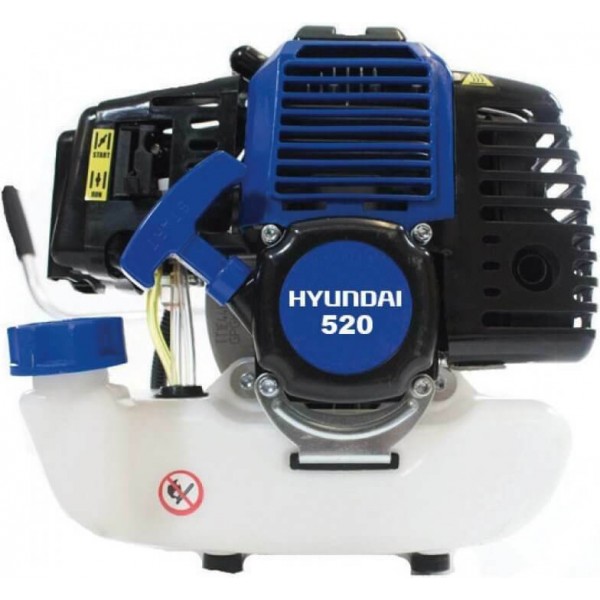 Θαμνοκοπτικό βενζινοκίνητο δίχρονο HYUNDAI HBC 520 PRO με σύστημα αντιδόνησης 52cc 2.0hp