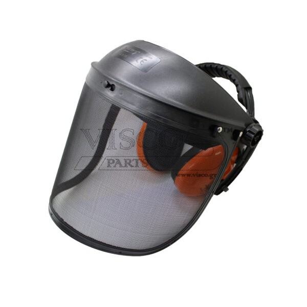 Μάσκα προστασίας επαγγελματική με σίτα και ωτοασπίδες VISCO VCAKTH-009