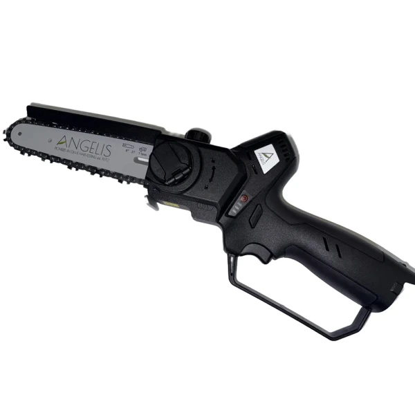 Αλυσοπρίονο κλαδέματος επαναφορτιζόμενο ANGELIS PRS15 / 500W με αυτόματη λίπανση - λάμα 6" / 15cm - 2 μπαταρίες 2.0Ah και φορτιστή