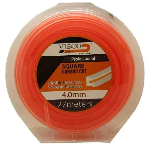 Μεσινέζα VISCO τετράγωνη διπλής γραμμής 4.0mm x 27m 4027