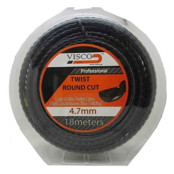 Μεσινέζα VISCO στρογγυλή στριφτή 4.7mm x 18m 4718