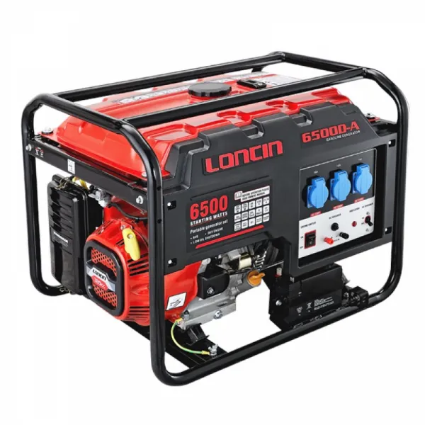 Γεννήτρια βενζίνης μονοφασική LONCIN LC 6500-A AVR 389cc / 5.5kW