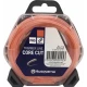Μεσινέζα Husqvarna πεντάγωνη CORE CUT πορτοκαλί 2.7mm x 12m