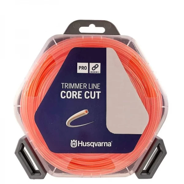 Μεσινέζα Husqvarna πεντάγωνη CORE CUT πορτοκαλί 2.7mm x 70m